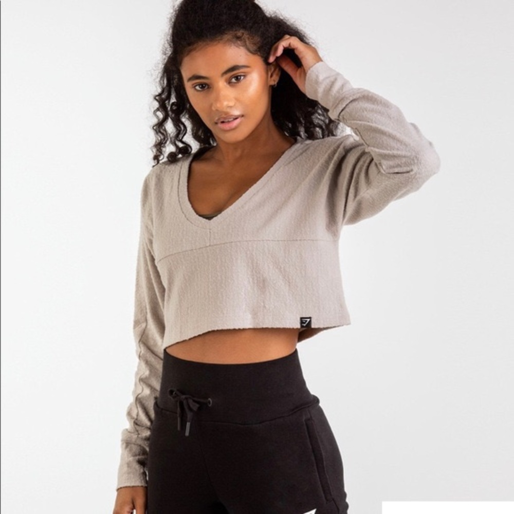 Long sleeve crop top Gymshark